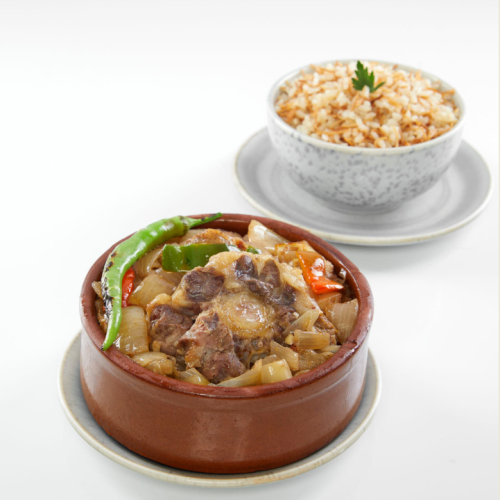 طاجن عكاوي بالبصل