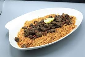 طبق مكرونة إسباجتي بالكبدة